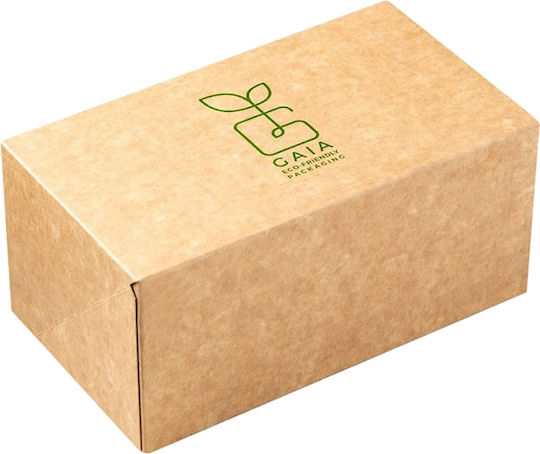 RoisBros Σετ 25 Χάρτινα Κουτιά Burger 21x12.5x10εκ. Gaia