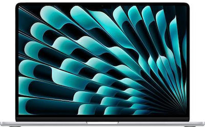 Apple MacBook Air 15" (2023) 15.3" Retina Display (Apple M2-8-core/8GB/256GB SSD) Argint (Tastatură Internațională Engleză)