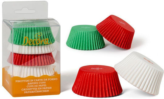 Decora Karamellpapiere für Cupcakes Papier 5x3.2cm 0339747 75pcs