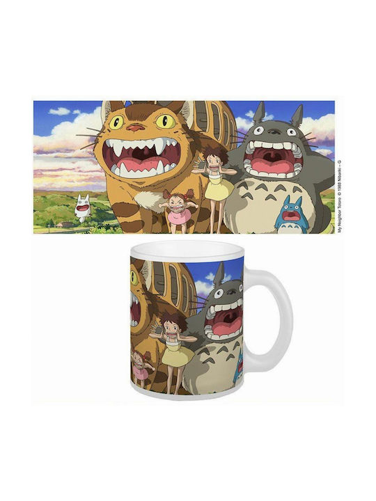 Semic Nekobus & Totoro Mug Ceramic Multicolored 300ml