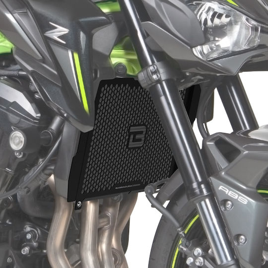 Barracuda Protecție radiator motocicletă Kawasaki Z900 Negru