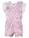 Evita Set Baby Strampler Kurzärmelig mit Shorts Rosa