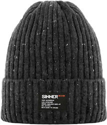 Sinner Beanie Unisex Beanie Gestrickt in Schwarz Farbe