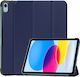 Techsuit FoldPro Flip Cover Piele artificială Albastru (iPad 2022 10.9'' - iPad 2022 10,9")