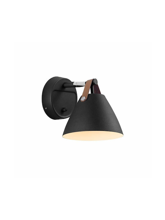 Nordlux Modern Lamp Wall with Socket GU10 Black 21.5cm