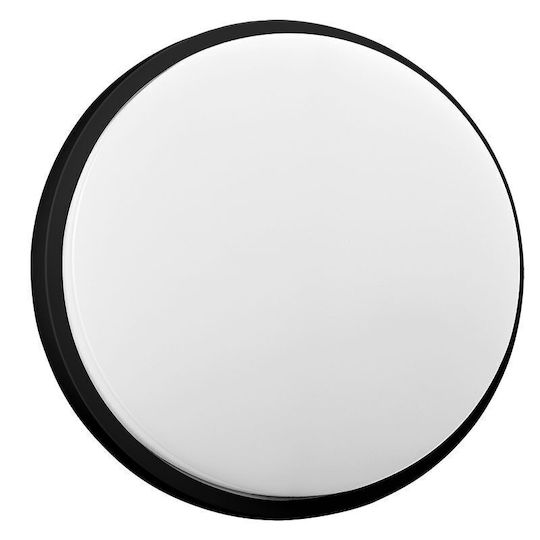 Redled Επιτοίχια Εξωτερική Πλαφονιέρα LED IP54 15W με Φυσικό Λευκό Φως