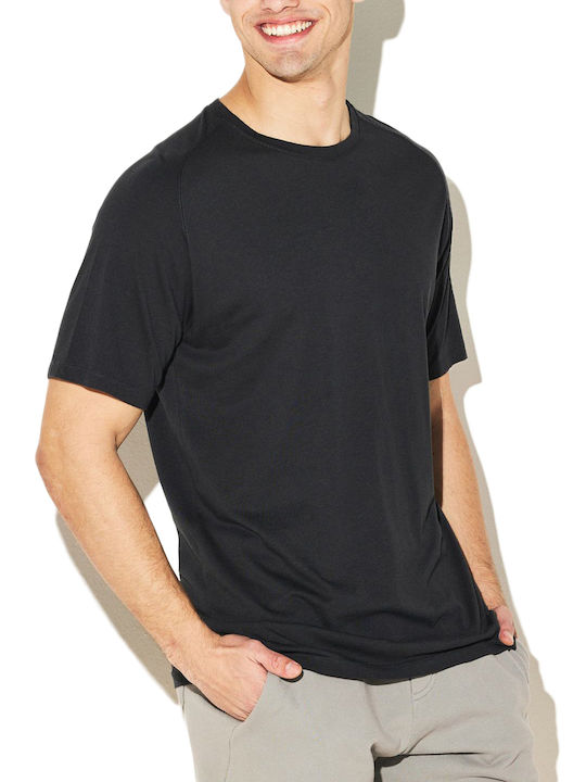 Dirty Laundry Herren T-Shirt Kurzarm Off Black