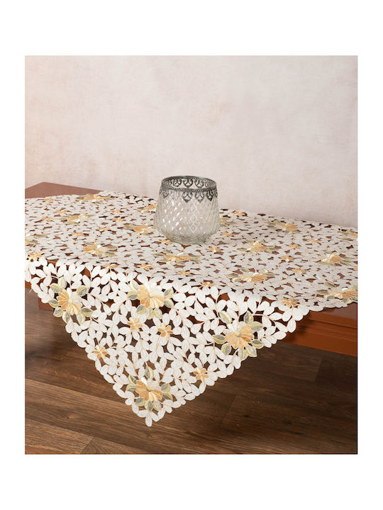 Silk Fashion Fustă Pătrată Tăiat 8205 Bej 85x85cm