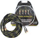 Ground Zero Kabel 2x RCA-Stecker - 2x RCA-Stecker 5.5m GZCC 5.5X-TP