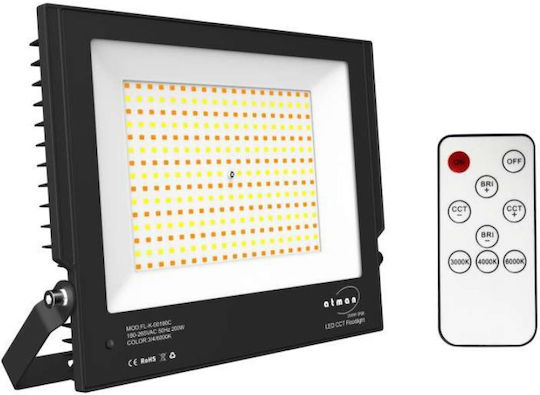 Atman Waterproof LED Floodlight 200W Cold White 6000K IP66