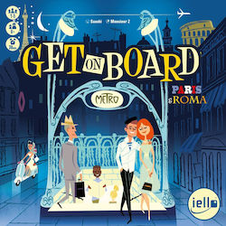 Iello Board Game Get on Board Paris & Roma for 1-5 Players 8+ Years (EN)