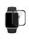 Acrylic Full Glue Full Face Tempered Glass for the Apple Watch 40mm 1pcs Black