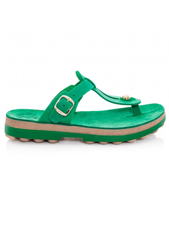 Fantasy Sandals Mirabella Leder Flache Damen Sa...