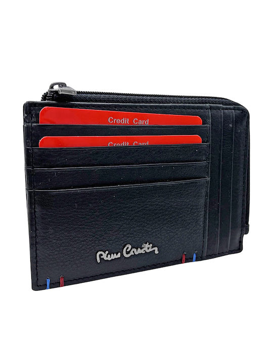Leather Men's Wallet Cards Black