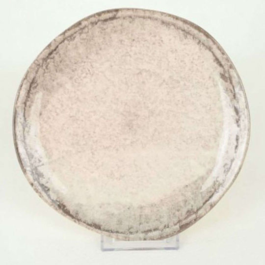 Marva Plate Desert Ceramic Beige with Diameter 20cm