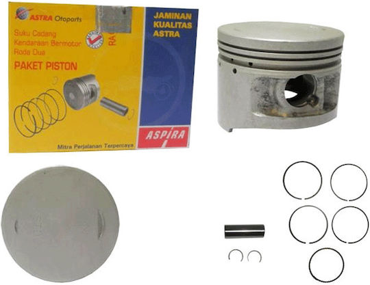 Aspira Motorcycle Piston 49.5mm for Yamaha Crypton