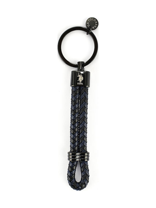 U.S. Polo Assn. Key Holder Leather Black
