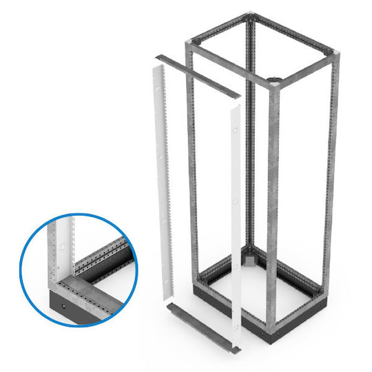 Elmark Set de montare a plăcii de acoperire 80x200x60 53PPT80200 1buc