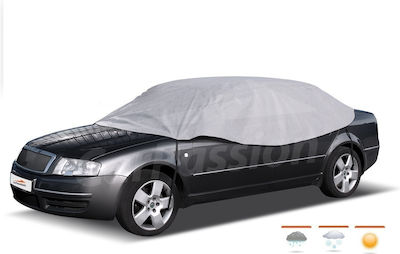 Car Half Covers with Carrying Bag 295x130xcm Waterproof XLarge with Straps