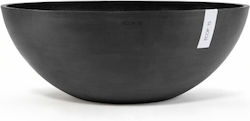 Ecopots Vienna Dark Dark Γλάστρα Πλαστική Ανθρακί