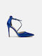 InShoes Pointed Toe Blue Heels