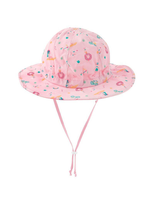 Stephen Joseph Kids' Hat Bucket Fabric Sunscreen Pink