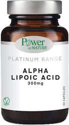 Power Of Nature Platinum Range Alpha Lipoic Acid 300mg 30 κάψουλες Power Of Nature Platinum Range Alpha Lipoic Acid 300mg 30 κάψουλες
