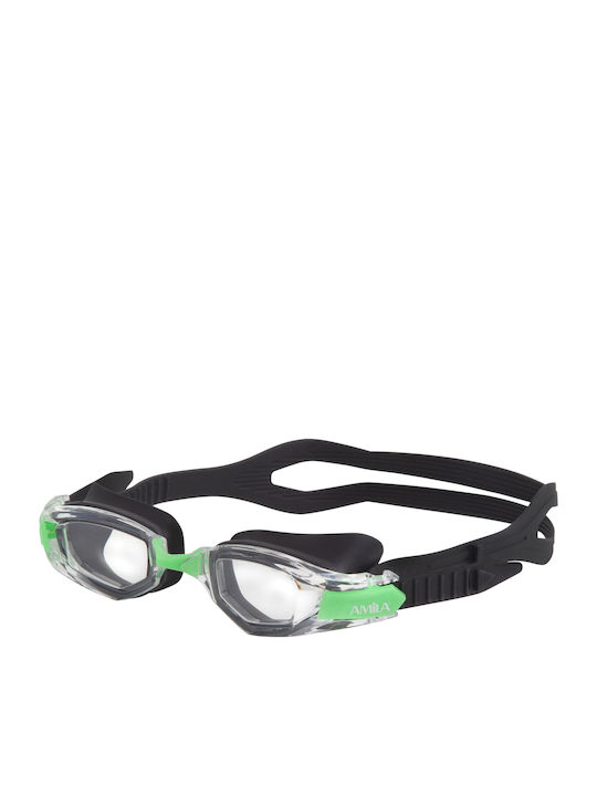AMILA Schwimmbrille Erwachsene mit Antibeschlag...