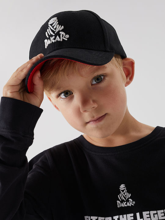 Детска шапка Дакар DKR KID A4 2 - черна