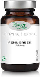 Power Of Nature Platinum Range Fenugreek 520mg 30 caps