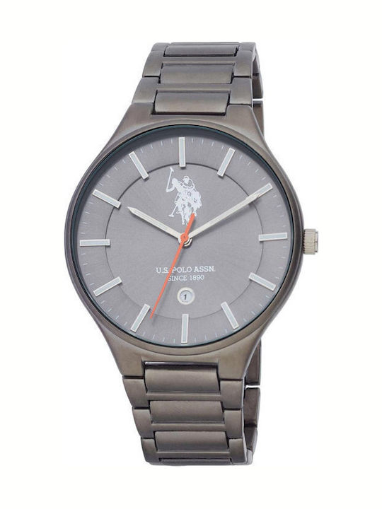 Herrenuhr Batterie mit Metallischem Armband Schwarz