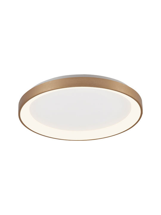 Braytron Bella Modern Metal Ceiling Light with Integrated LED 48pcs Gold