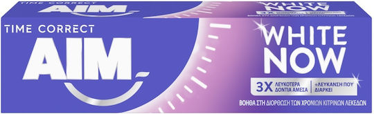 AIM Time Correct White Now Οδοντόκρεμα για Λεύκανση 75ml
