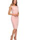 MOE Midi Evening Dress Pink