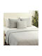 Liolios Home Popcorn Pillowcase Set Gray 50x70cm.
