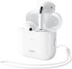 Remax Cozybuds W6 Bluetooth Handsfree Earphones with Charging Case White