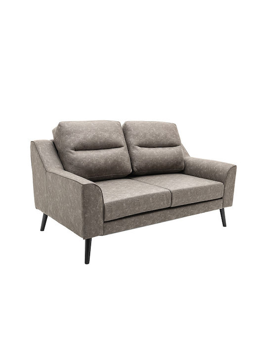 Lonnie Two-Seater Fabric Sofa Gray 160.5x94cm