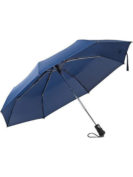 Regenschirm blau mit automatischer Öffnung und Schließung Ø98cm