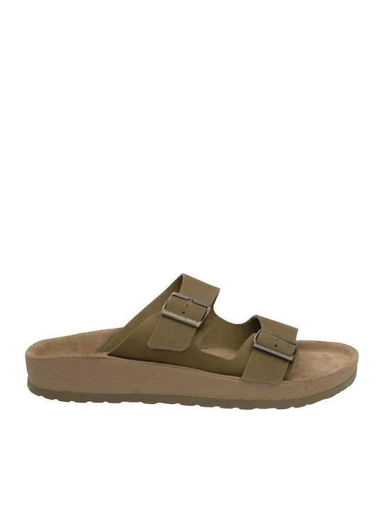 Fantasy Sandals Leonidas Leder Herrensandalen i...