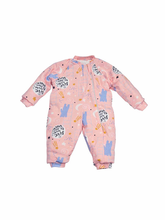 Mother Baby Winter Schlafsack mit Füßen 2.5 Tog Rosa