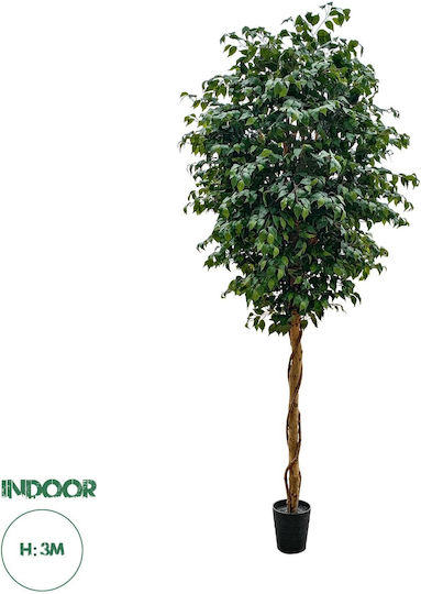 Artificial Outdoor Tree Ficus Lyrata Green 350cm GloboStar
