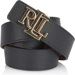 Ralph Lauren Leather Women's Belt Black/Tan