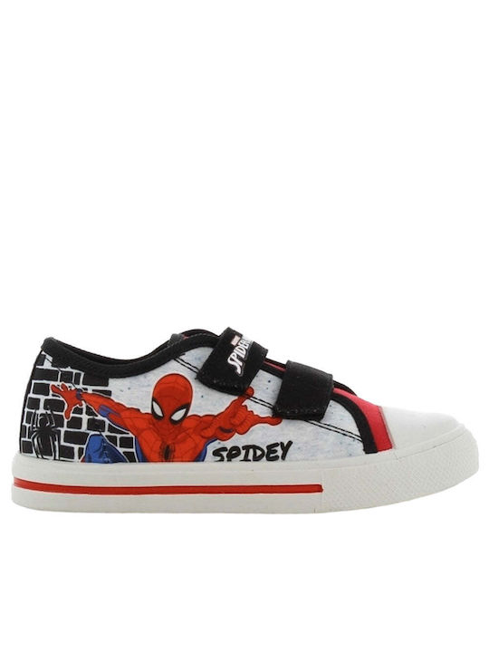 Spiderman Kids Sneakers with Scratch Multicolour