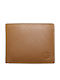 10114-0 Leather Men's Wallet Classic with RFID Tabac Brown