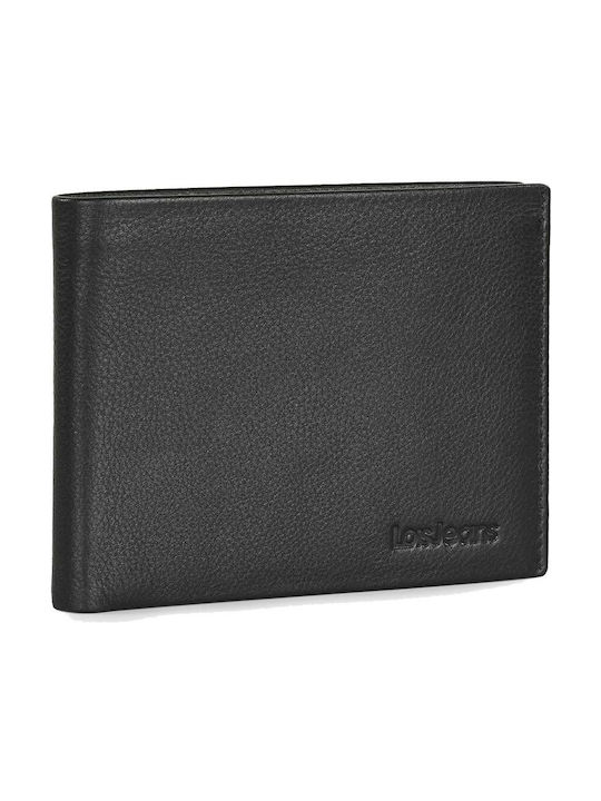 Lois Men's Leather Card Wallet with RFID Black