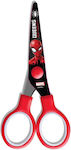 Διακάκης Spiderman Kinder Schere für Handwerksarbeiten 13.5cm mit Metallisch Klinge Rot