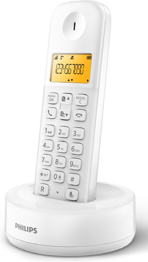 Philips D1601W Cordless Phone White