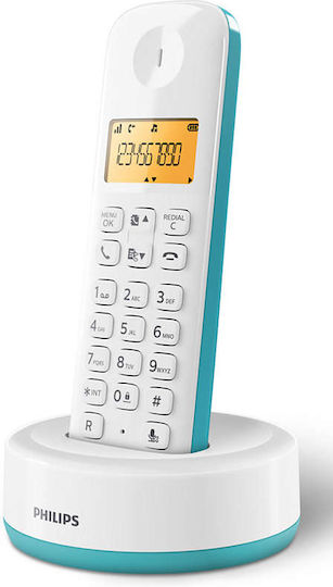 Philips D1601T Cordless Phone White/Green