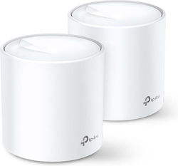 TP-LINK Deco X20 v3 Mesh Wi‑Fi Διπλό Kit