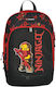 Lego Base Ninjago School Bag Backpack Elementary, Elementary in Red color